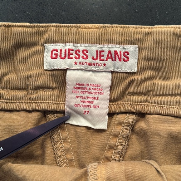 Guess Jeans Womans Beige Floral Print Micro Mini Skirt SZ 27 - Picture 4 of 4